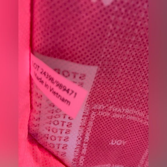 LULULEMON Reusable Lunch/Tote/Gym/Shopping Bag Small Red Snap Closure - Picture 5 of 5